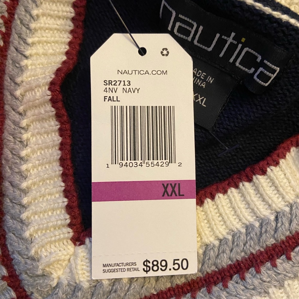 Nautica Cricket V-neck Sweater